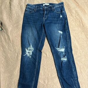 KanCan Medium Blue Distressed Skinny Jeans
